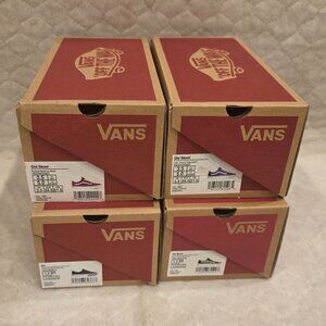 (4) Empty Vans "Off The Wall" Shoe Boxes